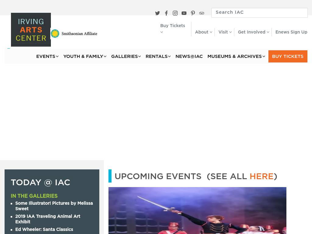 Irvingartscenter.com