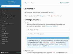 Newforms.readthedocs.org
