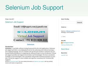 Seleniumonlinejobsupport.blogspot.com