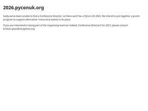 Pyconuk.org