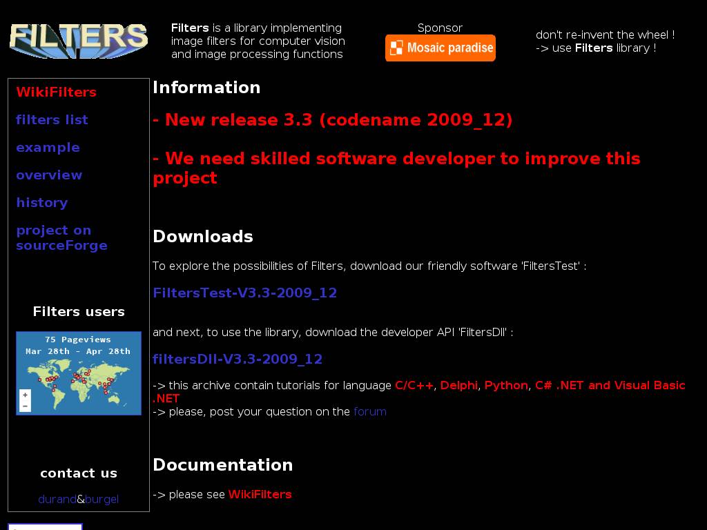 Filters.sourceforge.net