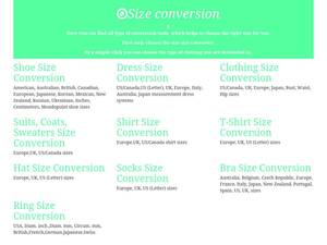 Sizeconversion.net