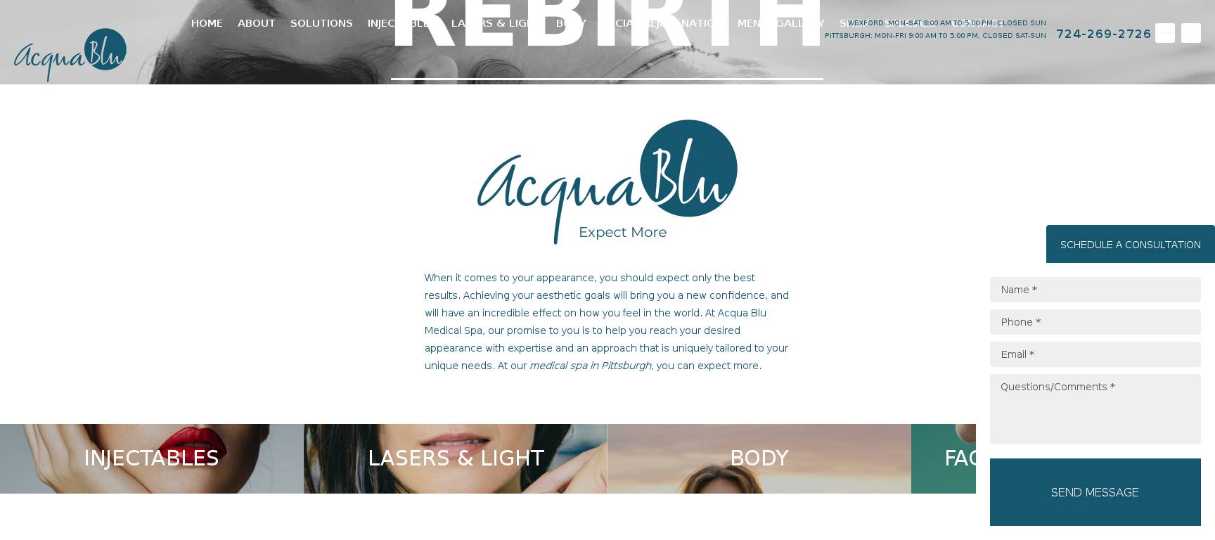 acquablumedicalspa.com