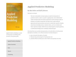 Appliedpredictivemodeling.com