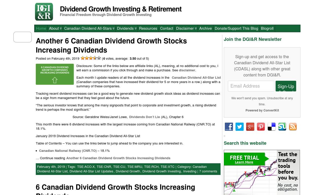 dividendgrowthinvestingandretirement.com