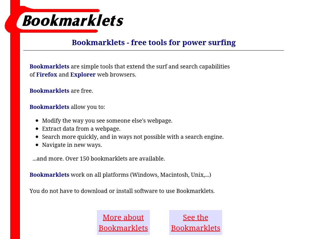 Bookmarklets.com