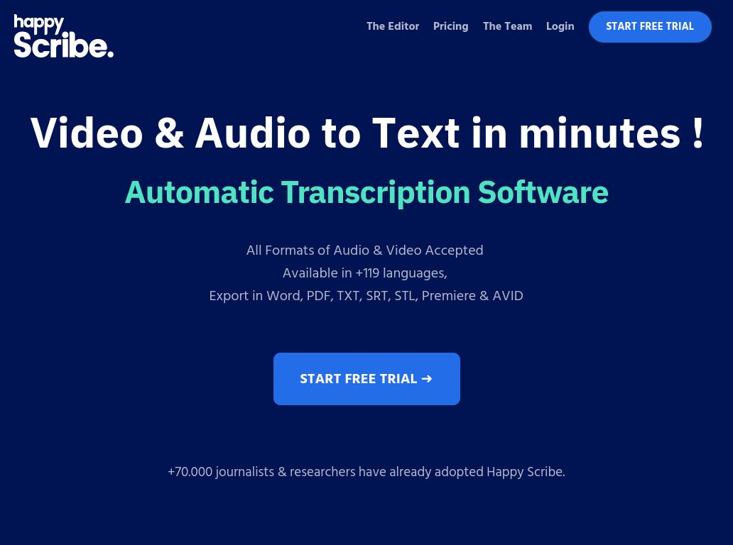 happyscribe.co