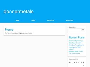 Donnermetals.com