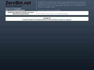 Zerobin.net