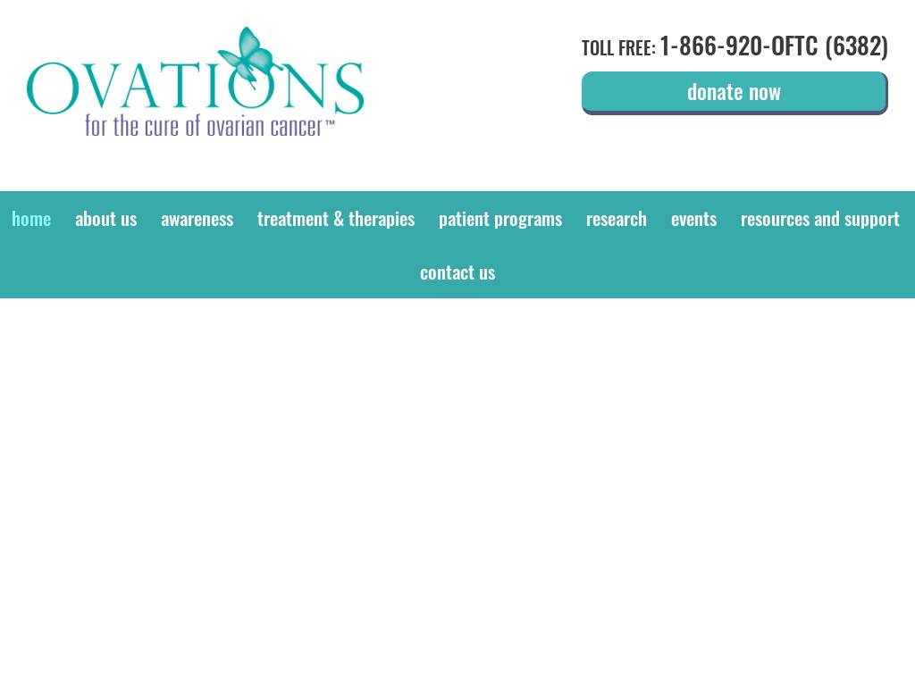 Ovationsforthecure.org