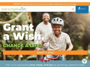 onesimplewish.org