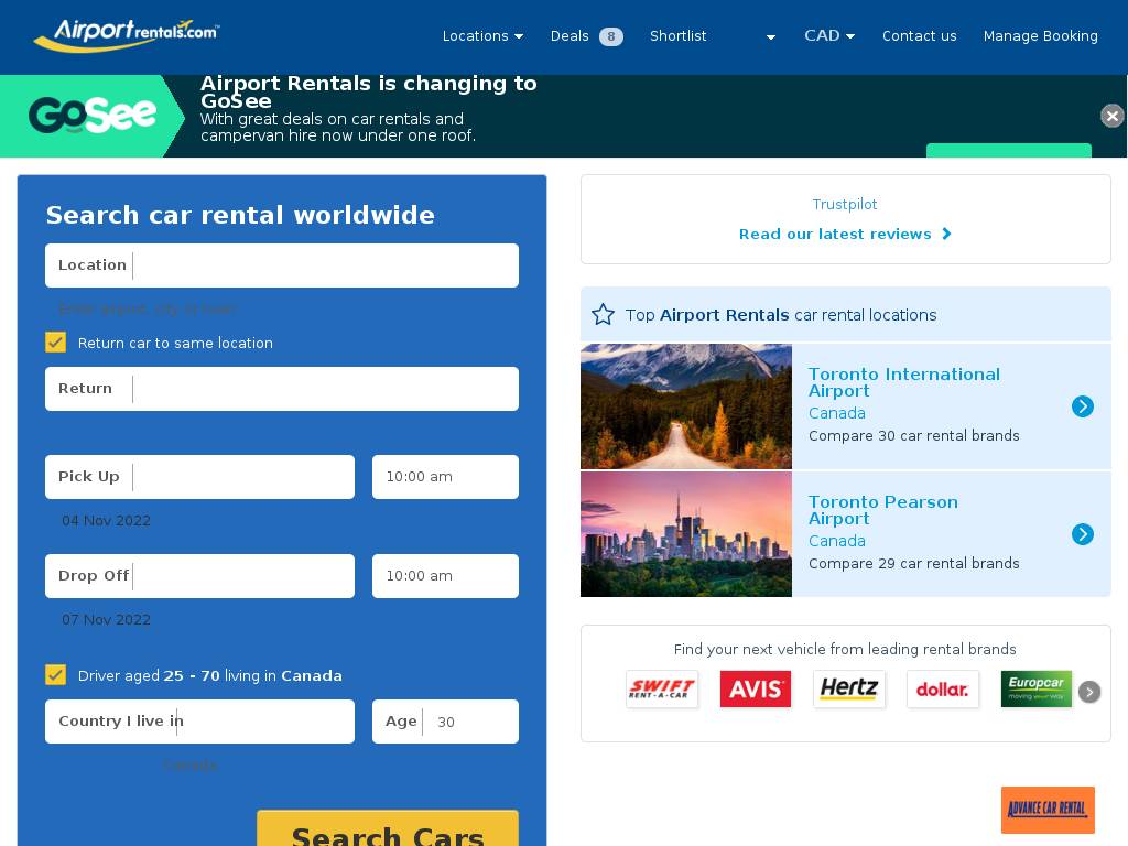 airportrentals.com