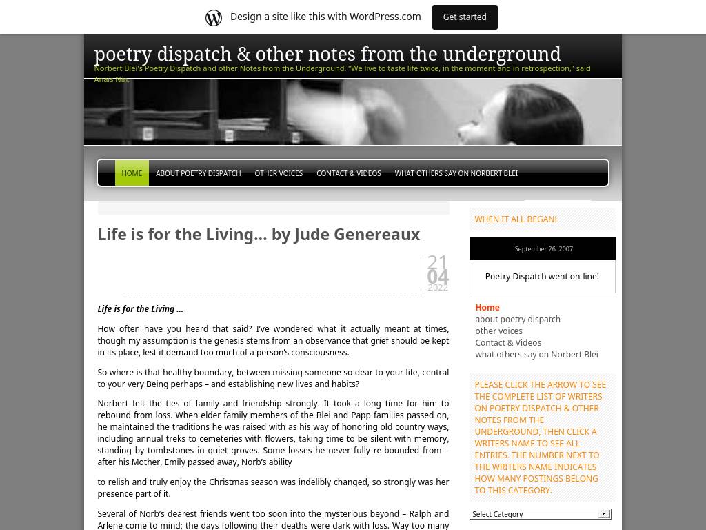 Poetrydispatch.wordpress.com