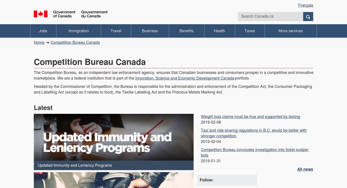 Competitionbureau.gc.ca