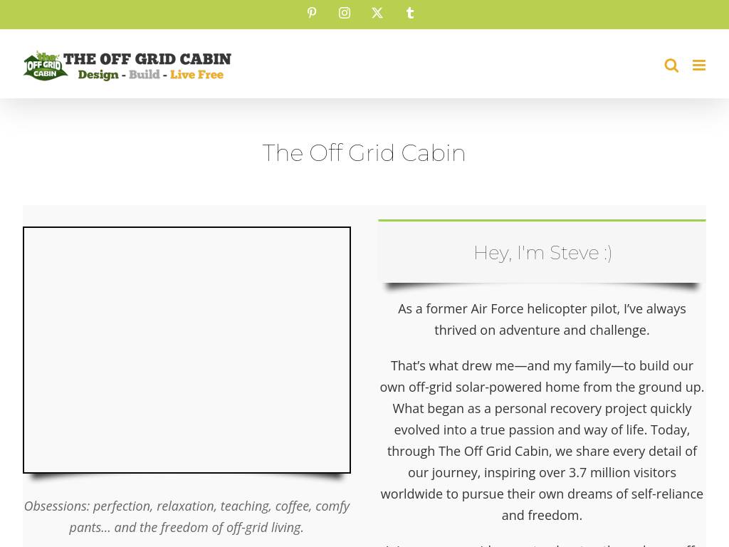 theoffgridcabin.com