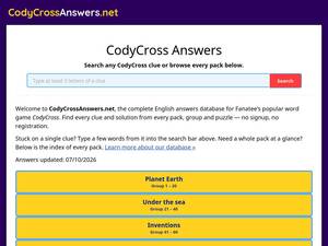 codycrossanswers.net