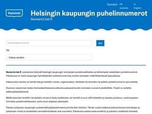 Numerot.hel.fi