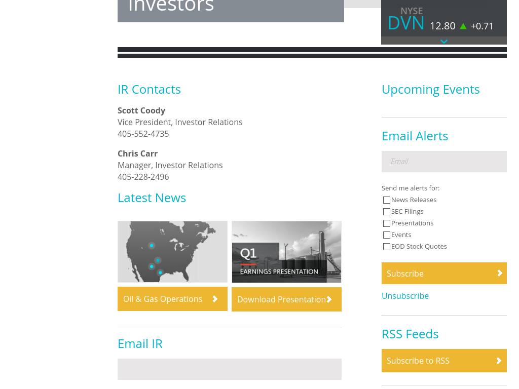 Investors.devonenergy.com