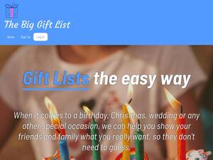 Thebiggiftlist.com