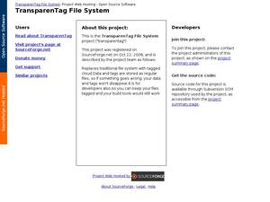 Transparentag.sourceforge.net