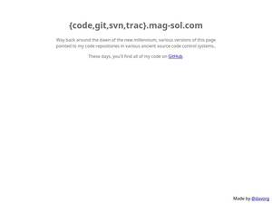 Code.mag-sol.com
