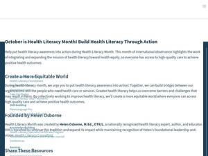 Healthliteracymonth.org