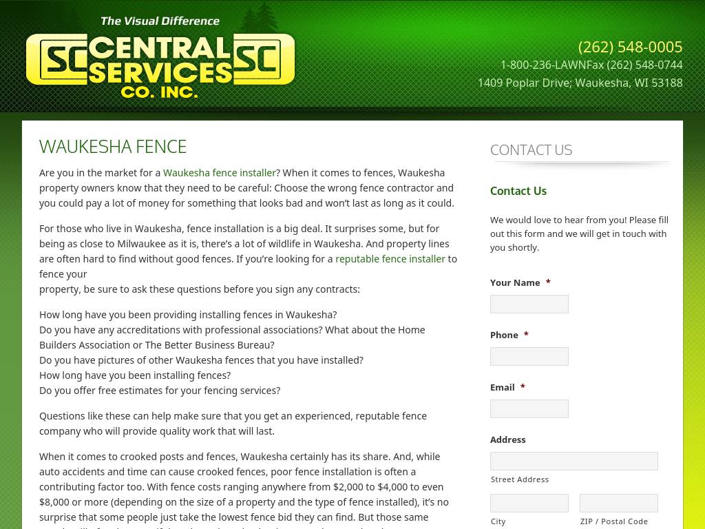 waukeshafence.com