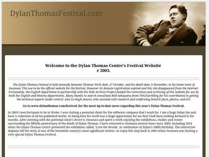 Dylanthomasfestival.com