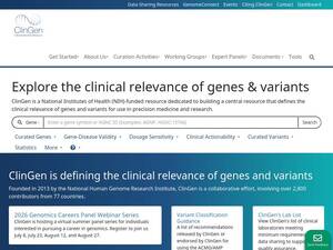 clinicalgenome.org