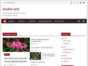 Andreord.dk