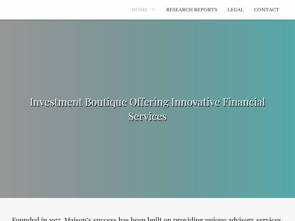 Maisonplacements.com